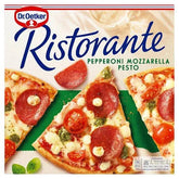 Dr. Oetker Ristorante Pepperoni Mozzarella Pesto Pizza 360g - (Case of 7)  Adomoo